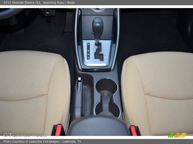 Sparkling Ruby / Beige 2013 Hyundai Elantra GLS