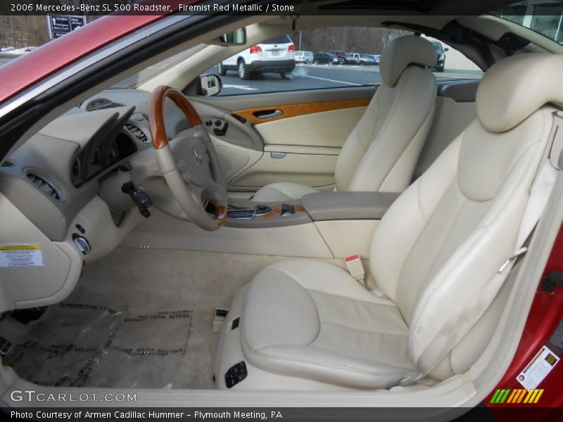 Front Seat of 2006 SL 500 Roadster