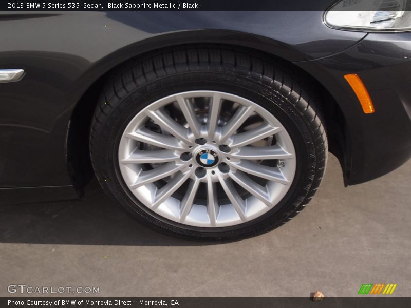 Black Sapphire Metallic / Black 2013 BMW 5 Series 535i Sedan