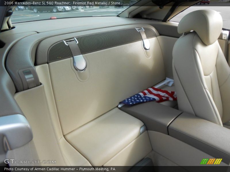 Rear Seat of 2006 SL 500 Roadster