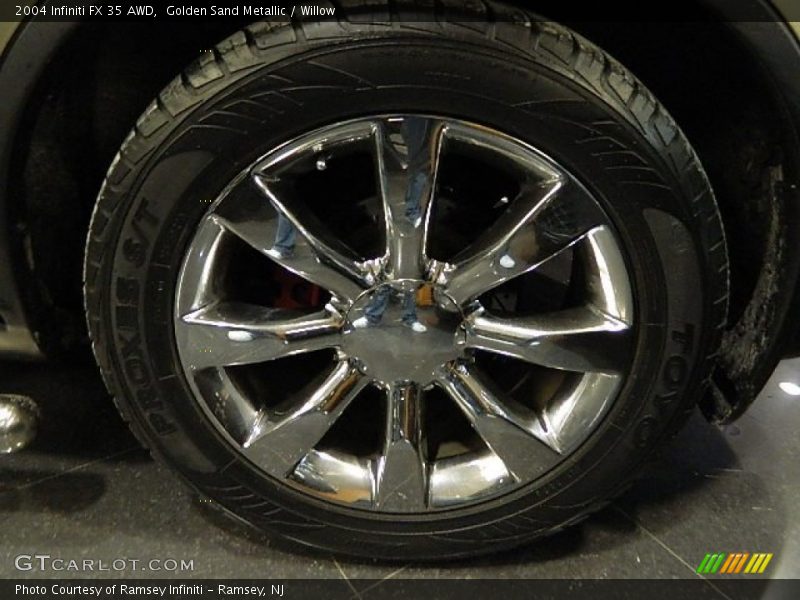 Golden Sand Metallic / Willow 2004 Infiniti FX 35 AWD