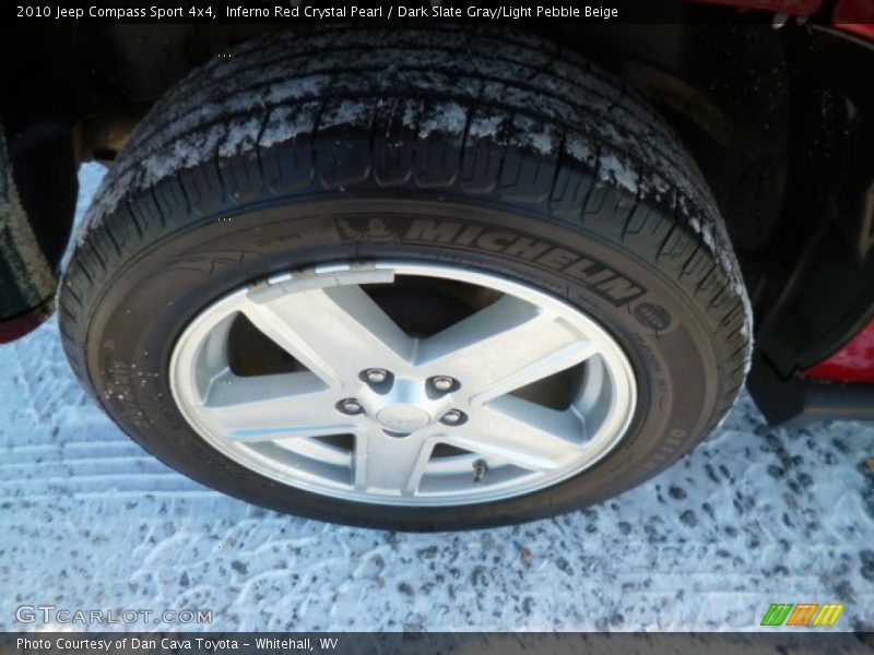 Inferno Red Crystal Pearl / Dark Slate Gray/Light Pebble Beige 2010 Jeep Compass Sport 4x4