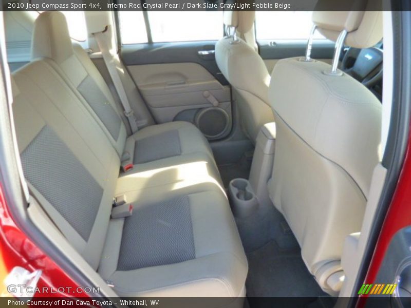 Inferno Red Crystal Pearl / Dark Slate Gray/Light Pebble Beige 2010 Jeep Compass Sport 4x4