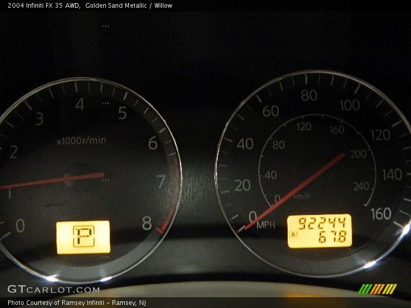 Golden Sand Metallic / Willow 2004 Infiniti FX 35 AWD