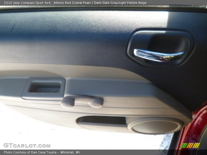 Inferno Red Crystal Pearl / Dark Slate Gray/Light Pebble Beige 2010 Jeep Compass Sport 4x4