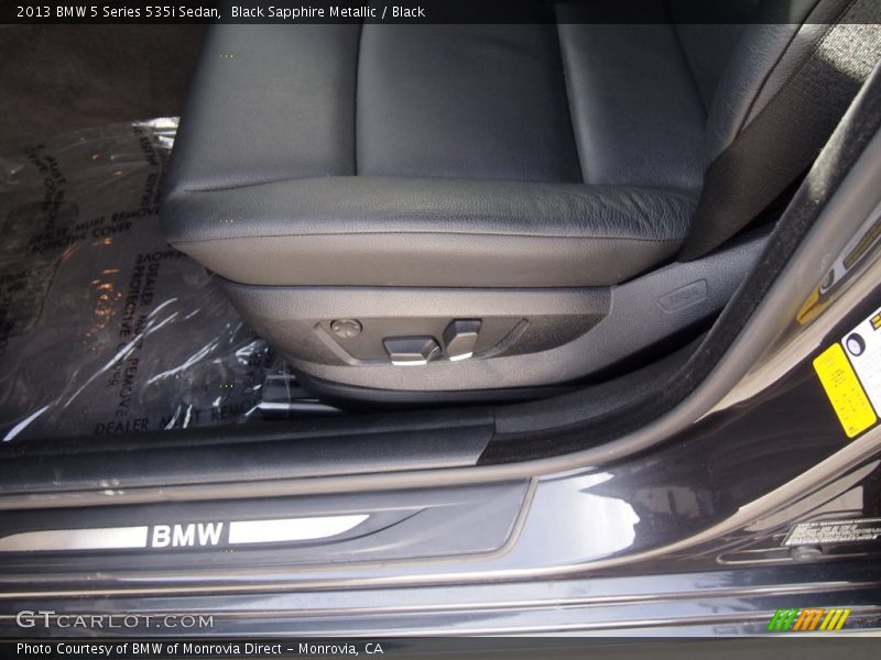 Black Sapphire Metallic / Black 2013 BMW 5 Series 535i Sedan