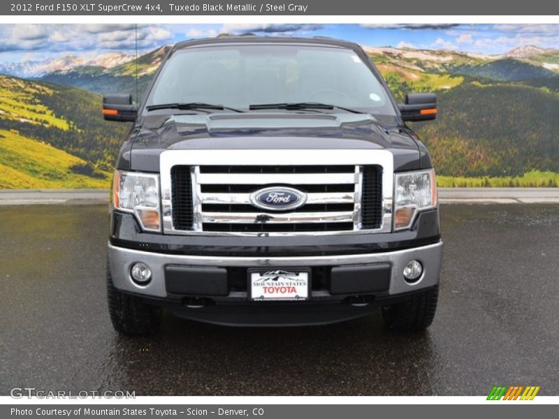 Tuxedo Black Metallic / Steel Gray 2012 Ford F150 XLT SuperCrew 4x4