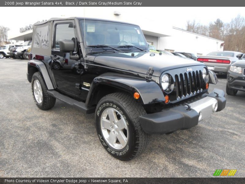 Black / Dark Slate Gray/Medium Slate Gray 2008 Jeep Wrangler Sahara 4x4
