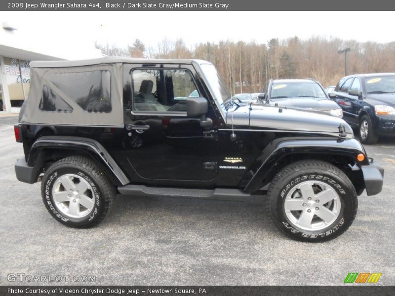 Black / Dark Slate Gray/Medium Slate Gray 2008 Jeep Wrangler Sahara 4x4