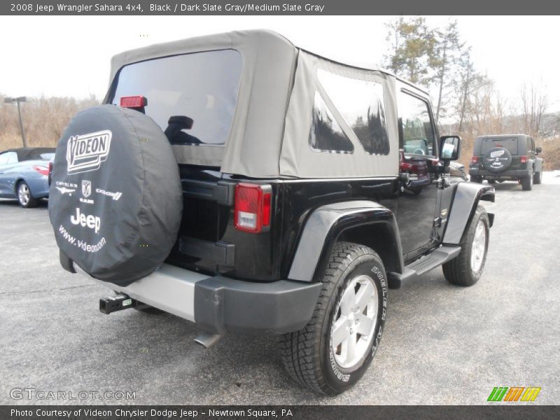 Black / Dark Slate Gray/Medium Slate Gray 2008 Jeep Wrangler Sahara 4x4