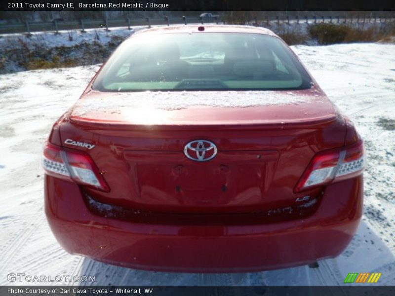 Barcelona Red Metallic / Bisque 2011 Toyota Camry LE