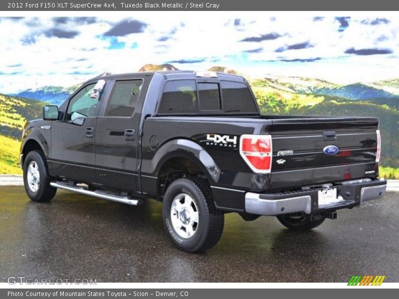 Tuxedo Black Metallic / Steel Gray 2012 Ford F150 XLT SuperCrew 4x4