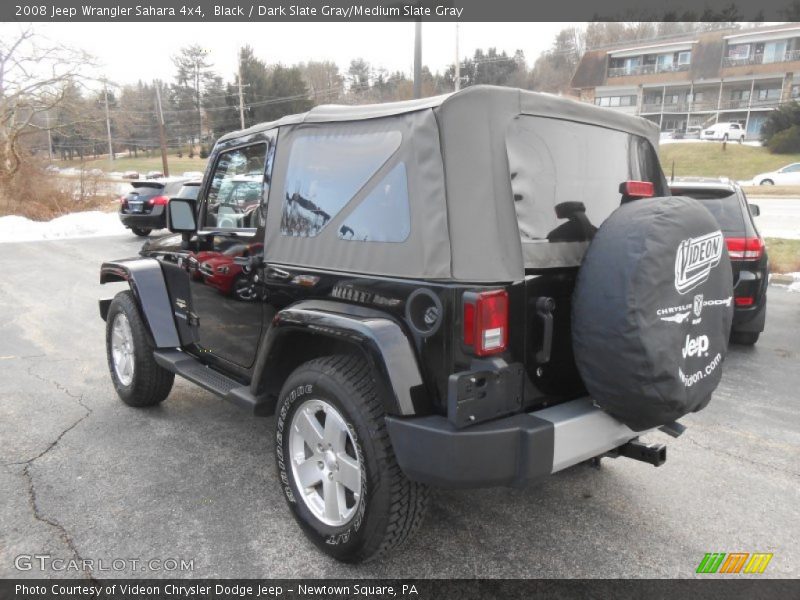 Black / Dark Slate Gray/Medium Slate Gray 2008 Jeep Wrangler Sahara 4x4