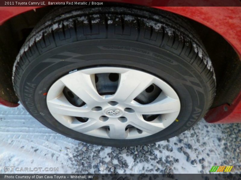 Barcelona Red Metallic / Bisque 2011 Toyota Camry LE