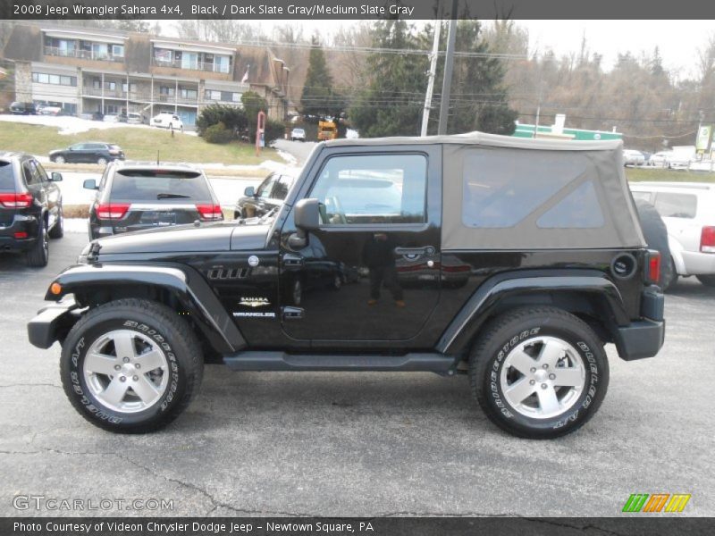 Black / Dark Slate Gray/Medium Slate Gray 2008 Jeep Wrangler Sahara 4x4