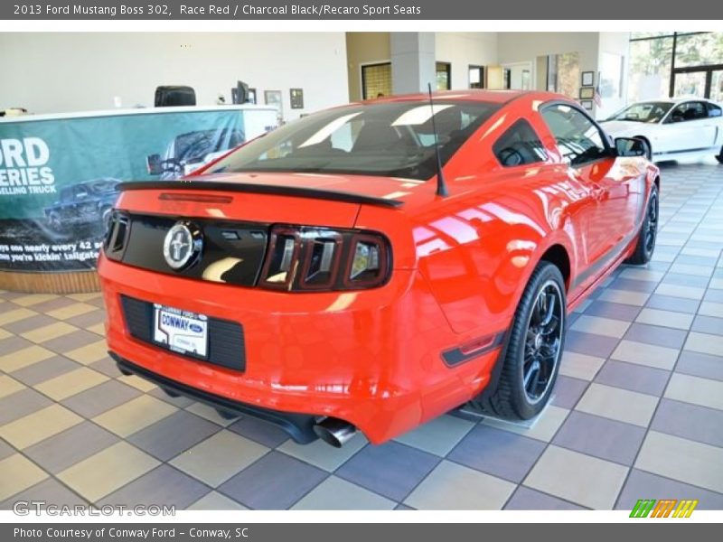 Race Red / Charcoal Black/Recaro Sport Seats 2013 Ford Mustang Boss 302