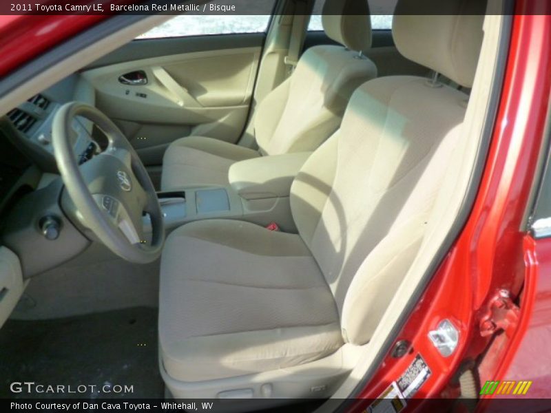 Barcelona Red Metallic / Bisque 2011 Toyota Camry LE
