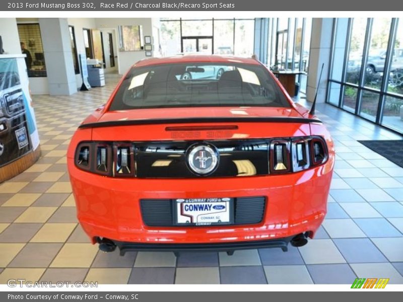 Race Red / Charcoal Black/Recaro Sport Seats 2013 Ford Mustang Boss 302