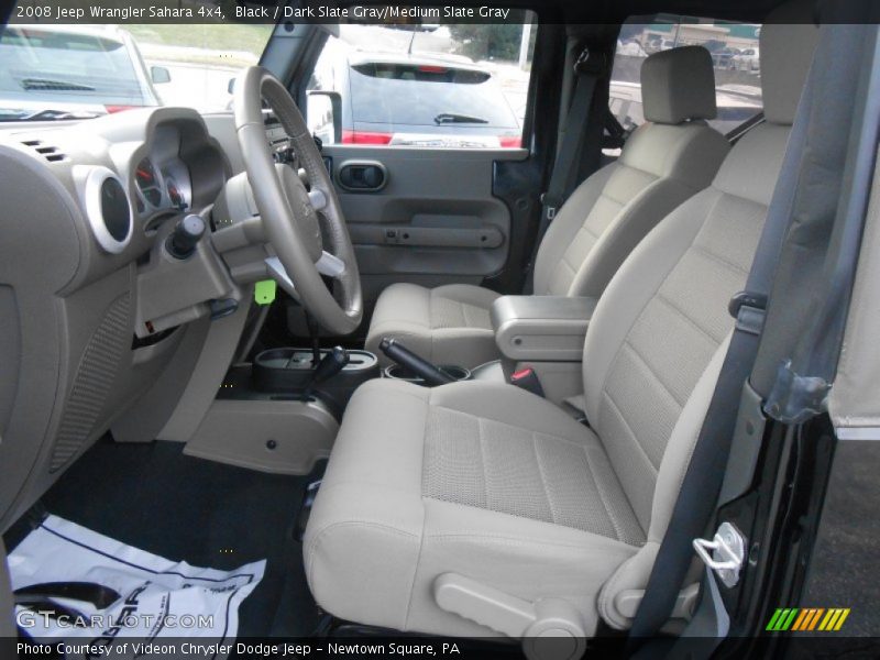 Black / Dark Slate Gray/Medium Slate Gray 2008 Jeep Wrangler Sahara 4x4
