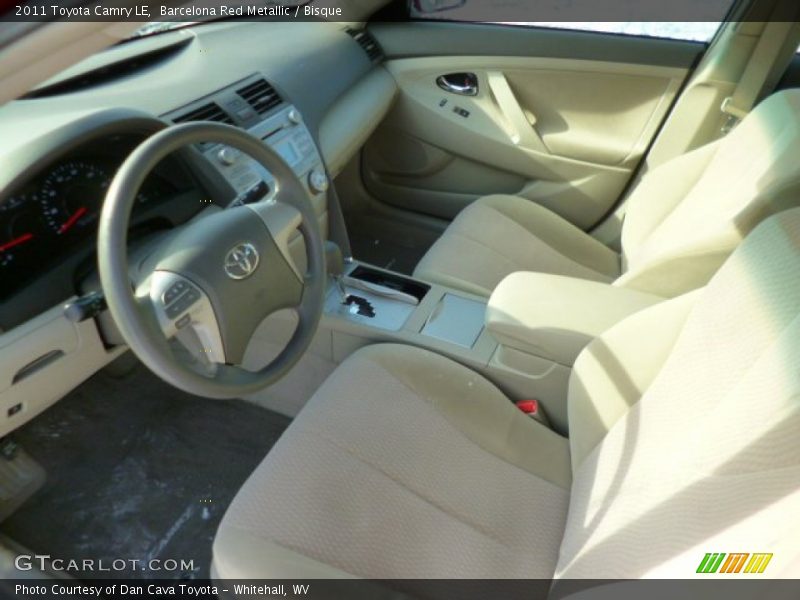 Barcelona Red Metallic / Bisque 2011 Toyota Camry LE