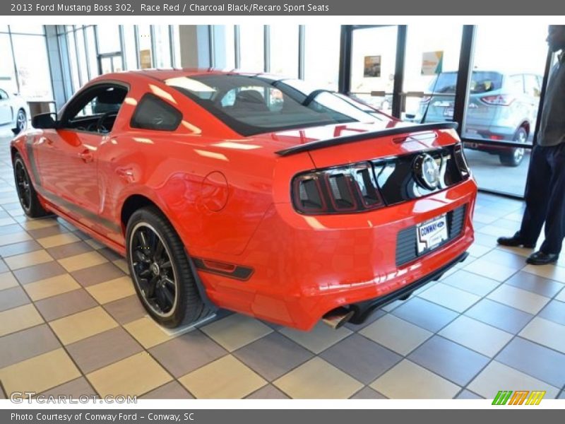 Race Red / Charcoal Black/Recaro Sport Seats 2013 Ford Mustang Boss 302
