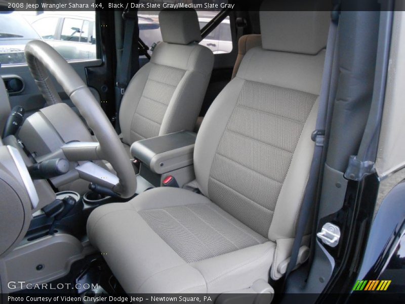 Black / Dark Slate Gray/Medium Slate Gray 2008 Jeep Wrangler Sahara 4x4