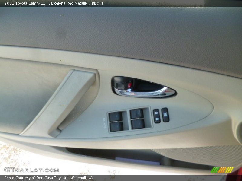 Barcelona Red Metallic / Bisque 2011 Toyota Camry LE