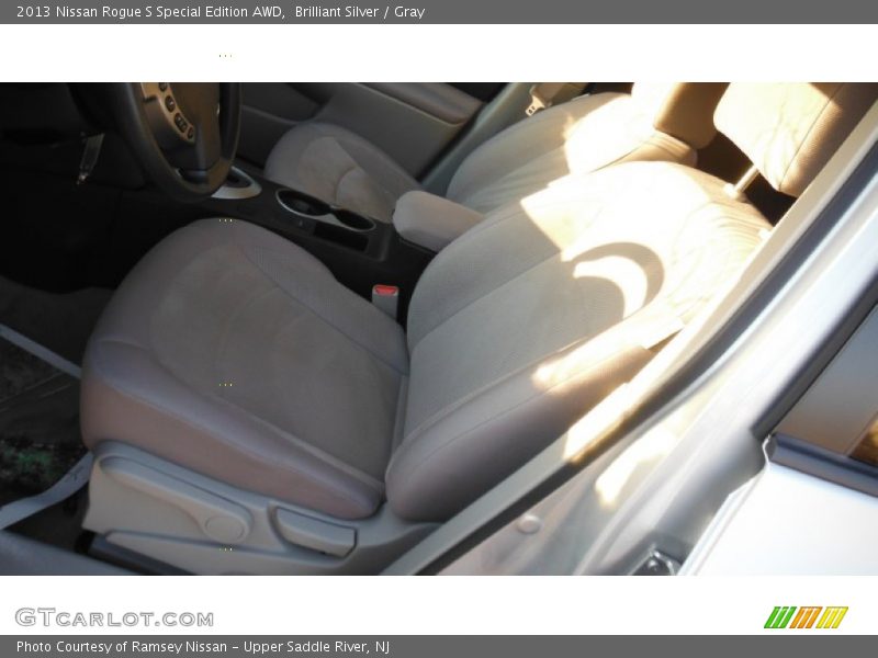 Brilliant Silver / Gray 2013 Nissan Rogue S Special Edition AWD
