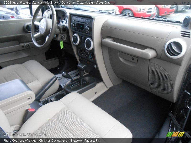 Black / Dark Slate Gray/Medium Slate Gray 2008 Jeep Wrangler Sahara 4x4
