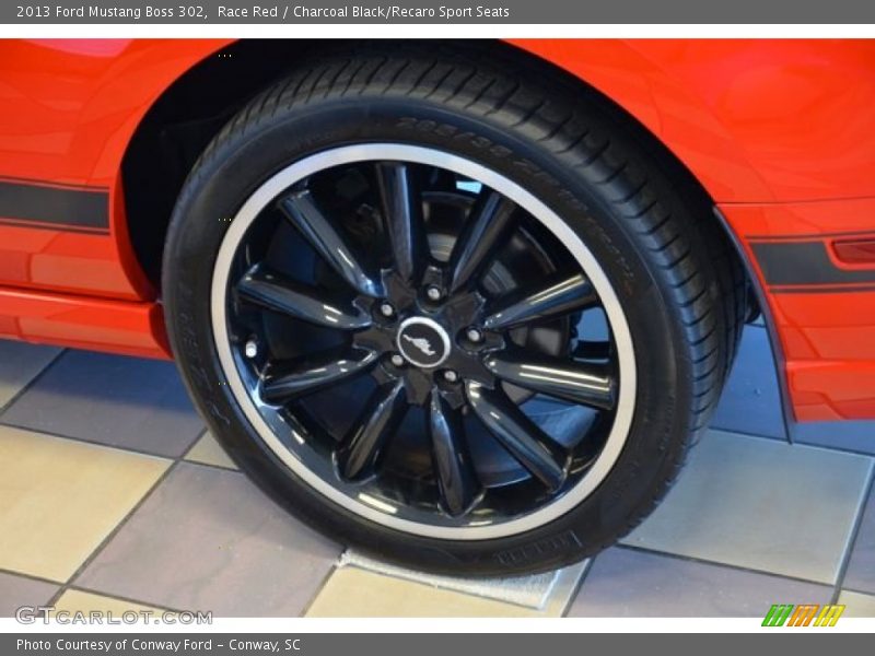 Race Red / Charcoal Black/Recaro Sport Seats 2013 Ford Mustang Boss 302