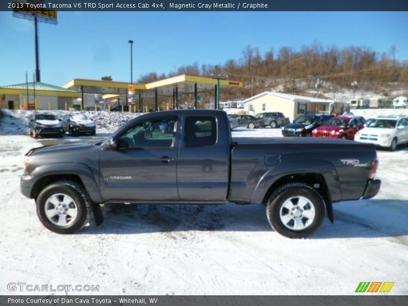 Magnetic Gray Metallic / Graphite 2013 Toyota Tacoma V6 TRD Sport Access Cab 4x4