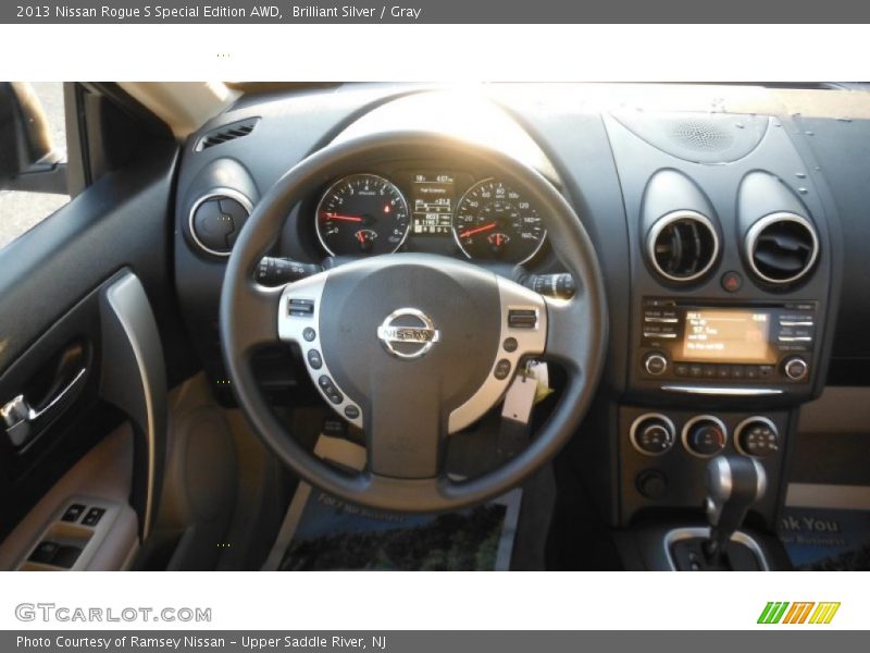 Brilliant Silver / Gray 2013 Nissan Rogue S Special Edition AWD