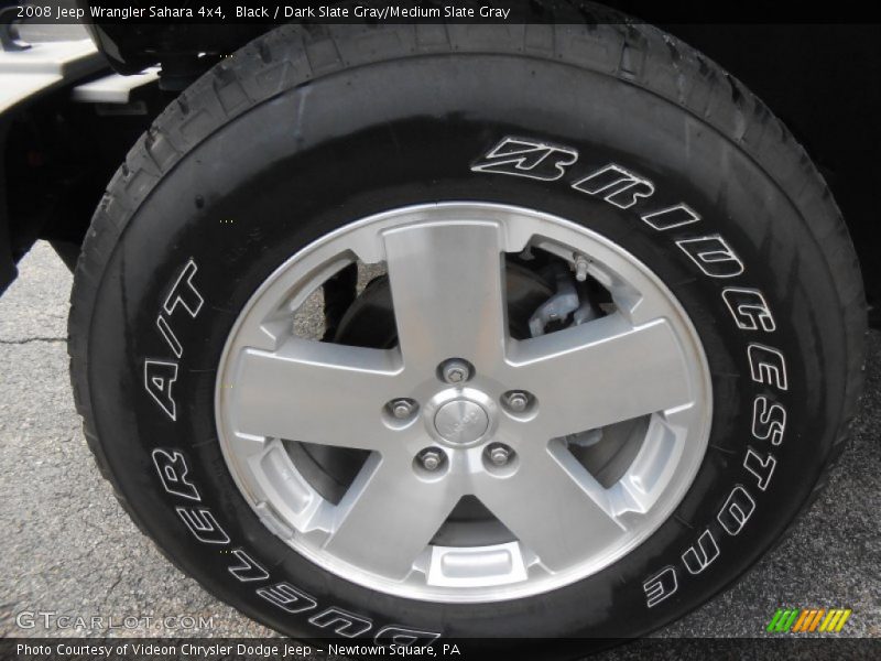 Black / Dark Slate Gray/Medium Slate Gray 2008 Jeep Wrangler Sahara 4x4