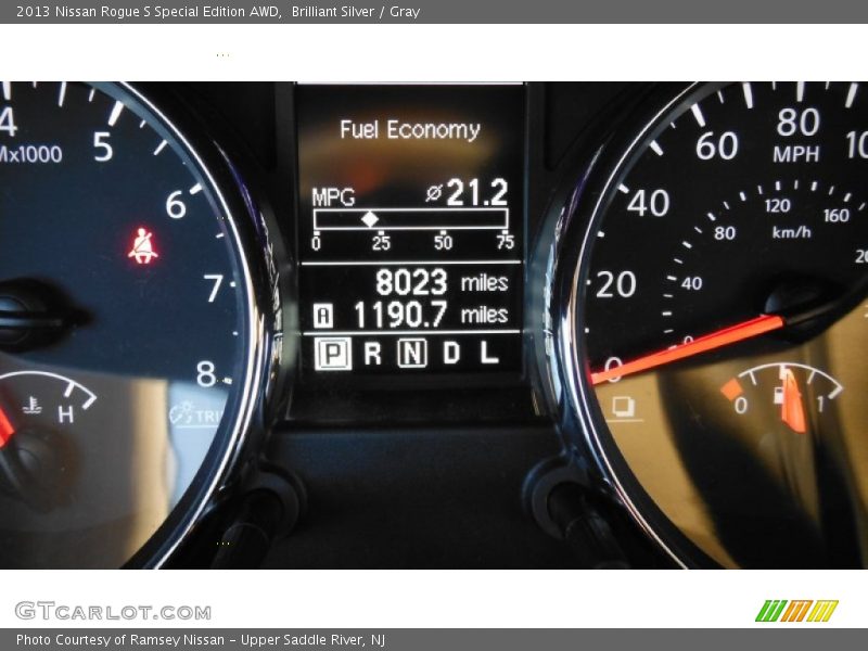 Brilliant Silver / Gray 2013 Nissan Rogue S Special Edition AWD