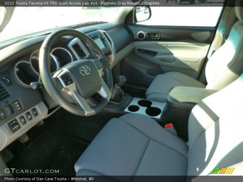 Magnetic Gray Metallic / Graphite 2013 Toyota Tacoma V6 TRD Sport Access Cab 4x4