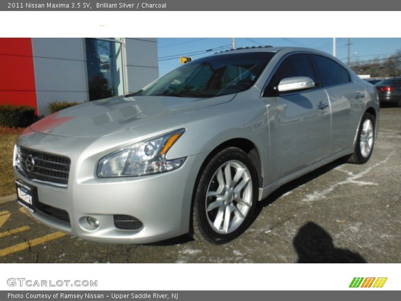 Brilliant Silver / Charcoal 2011 Nissan Maxima 3.5 SV