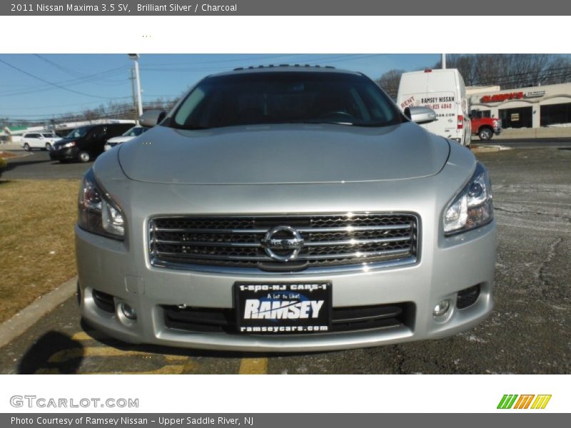 Brilliant Silver / Charcoal 2011 Nissan Maxima 3.5 SV