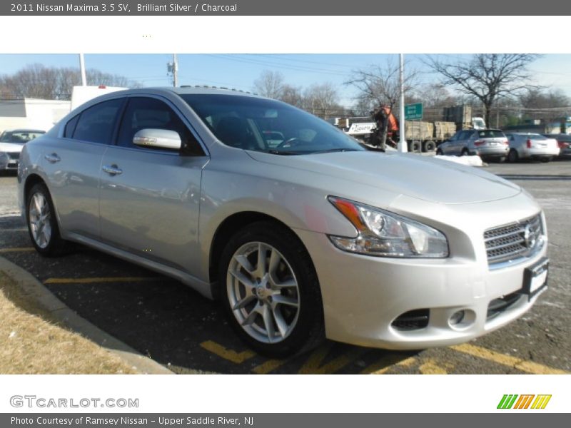 Brilliant Silver / Charcoal 2011 Nissan Maxima 3.5 SV