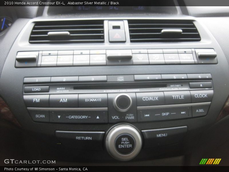 Alabaster Silver Metallic / Black 2010 Honda Accord Crosstour EX-L
