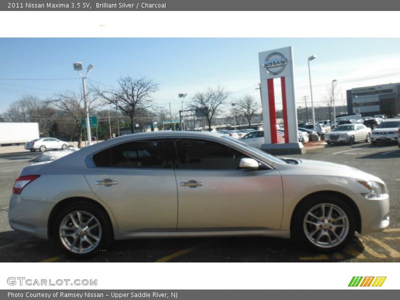 Brilliant Silver / Charcoal 2011 Nissan Maxima 3.5 SV