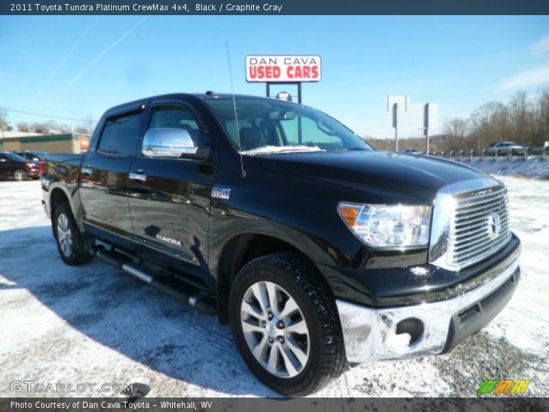Black / Graphite Gray 2011 Toyota Tundra Platinum CrewMax 4x4