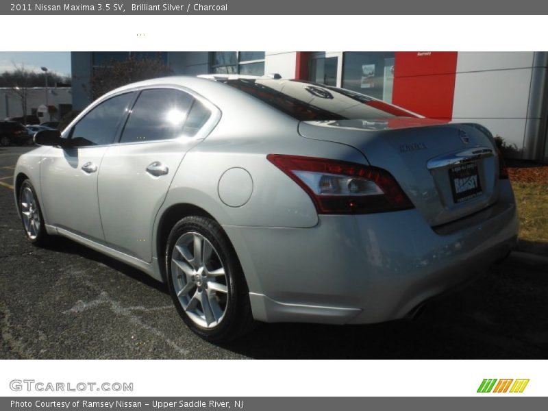 Brilliant Silver / Charcoal 2011 Nissan Maxima 3.5 SV