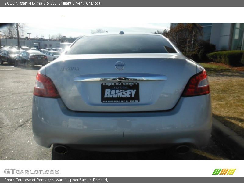 Brilliant Silver / Charcoal 2011 Nissan Maxima 3.5 SV