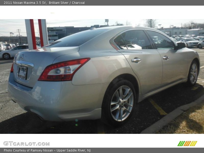 Brilliant Silver / Charcoal 2011 Nissan Maxima 3.5 SV