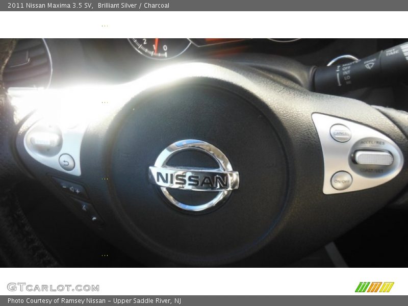 Brilliant Silver / Charcoal 2011 Nissan Maxima 3.5 SV