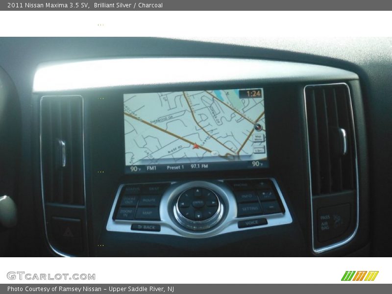 Brilliant Silver / Charcoal 2011 Nissan Maxima 3.5 SV