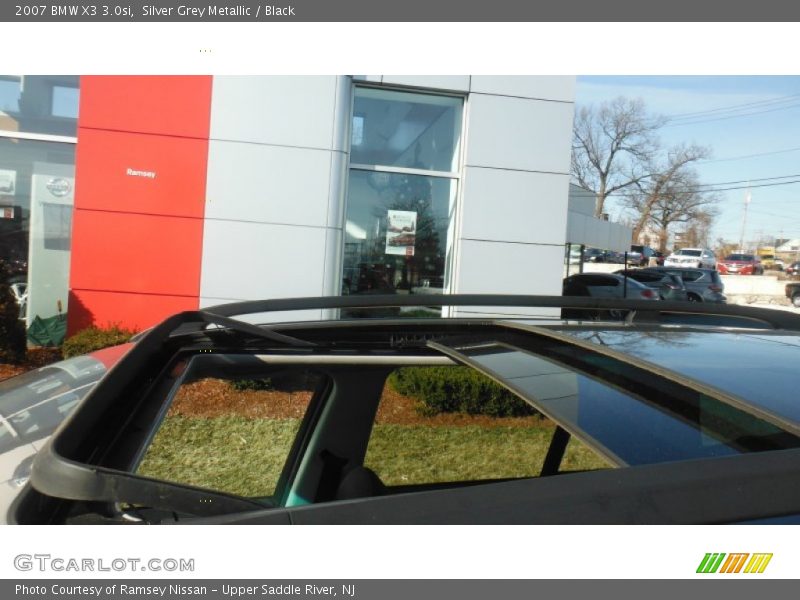 Silver Grey Metallic / Black 2007 BMW X3 3.0si