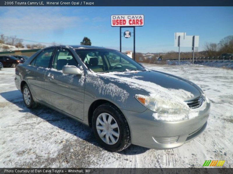 Mineral Green Opal / Taupe 2006 Toyota Camry LE