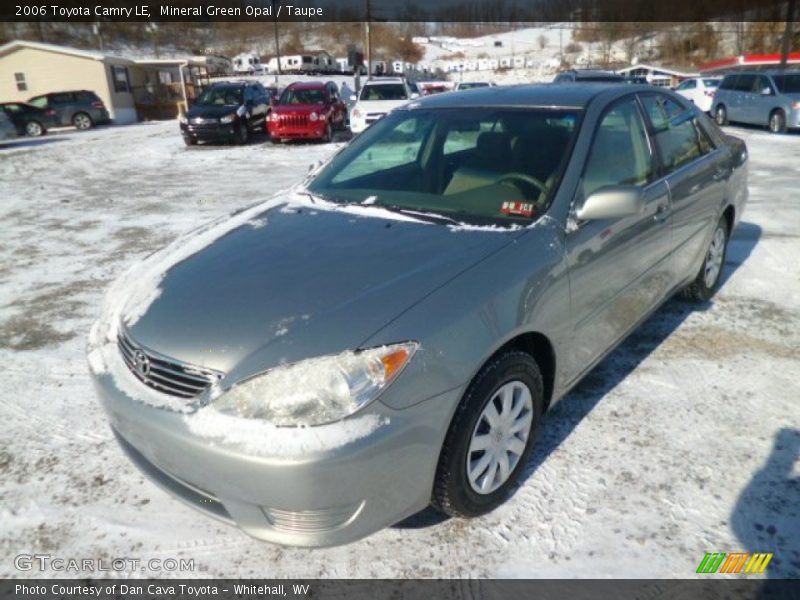 Mineral Green Opal / Taupe 2006 Toyota Camry LE