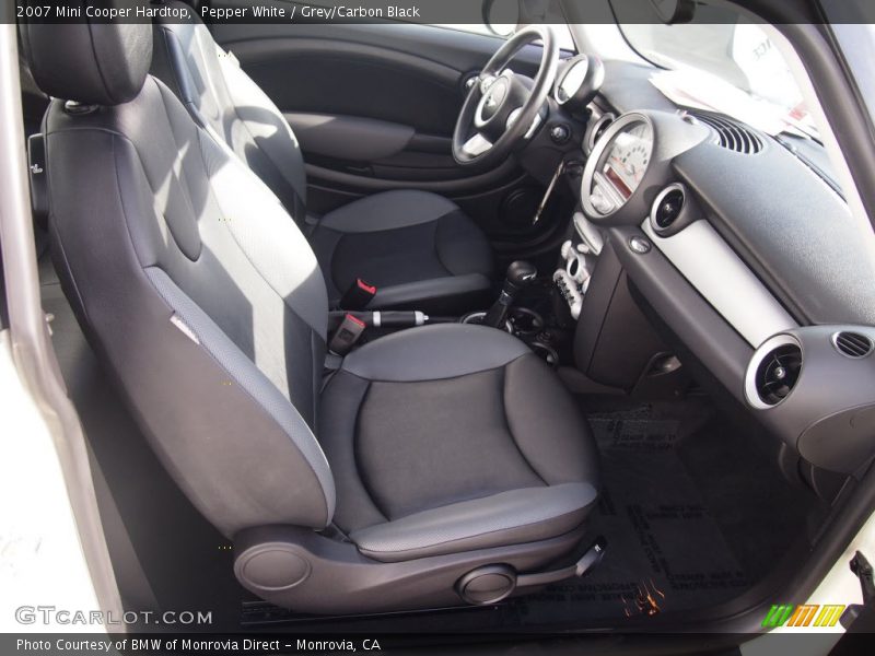 Pepper White / Grey/Carbon Black 2007 Mini Cooper Hardtop